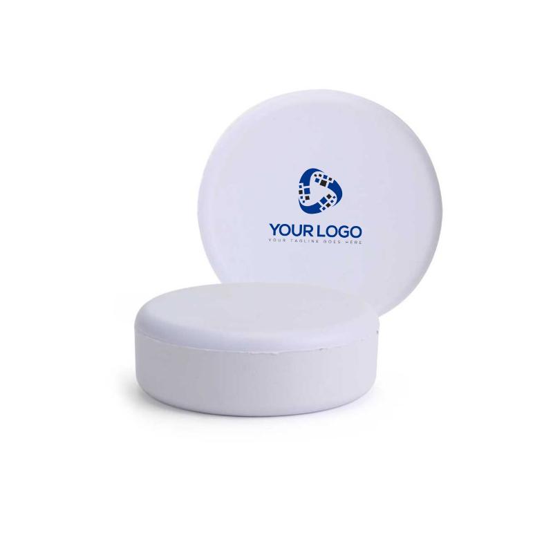 Anti Stress Round Flat Surface with Logo